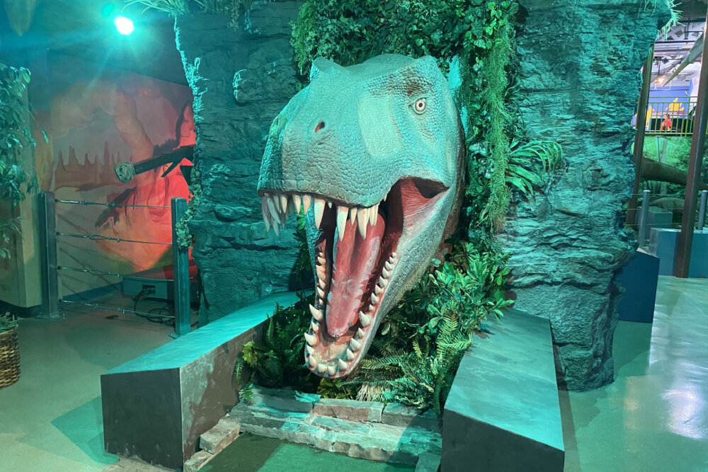 Nonprofit officials say the new dinosaur exhibit is the largest gallery expansion in more than 15 years.